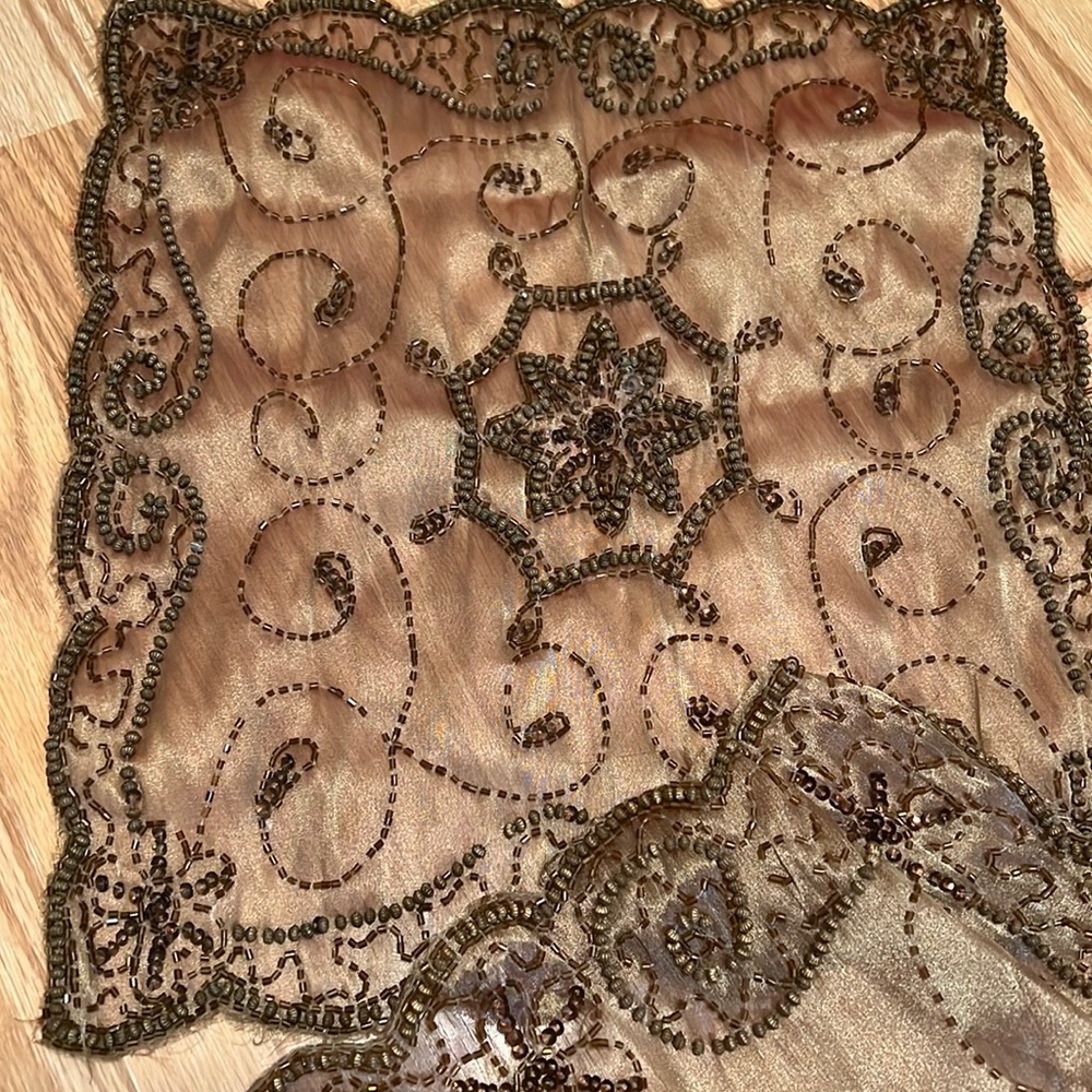 3 piece beaded table covers